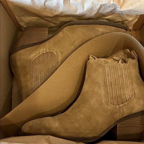 Patina / Portland Leather Dakota Western Boot - Taupe- Size 7.5 - Picture 11 of 11